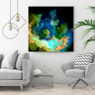 100 Nebulas in Space 064 by Raul Andre Petrasanta on GIANT ART - blue digital painting