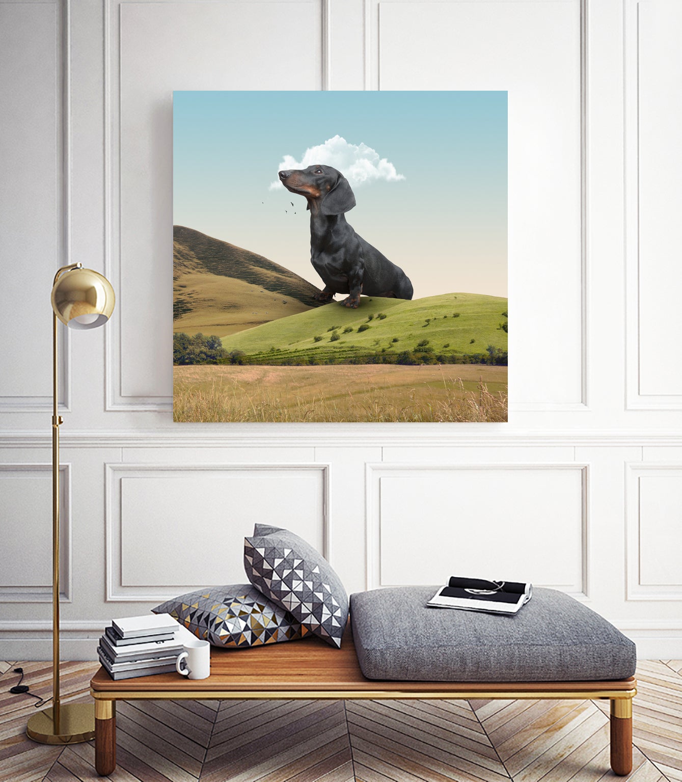 King of the World by Sean Doherty on GIANT ART - brown mixed media