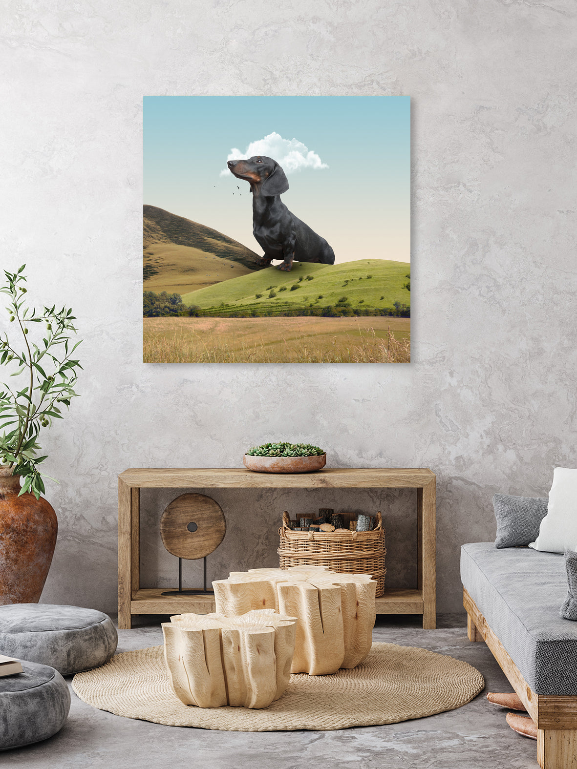 King of the World by Sean Doherty on GIANT ART - brown mixed media