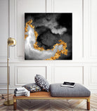 100 Nebulas in Space Black and White 069 by Raul Andre Petrasanta on GIANT ART - black digital painting