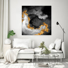 100 Nebulas in Space Black and White 069 by Raul Andre Petrasanta on GIANT ART - black digital painting