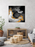 100 Nebulas in Space Black and White 069 by Raul Andre Petrasanta on GIANT ART - black digital painting