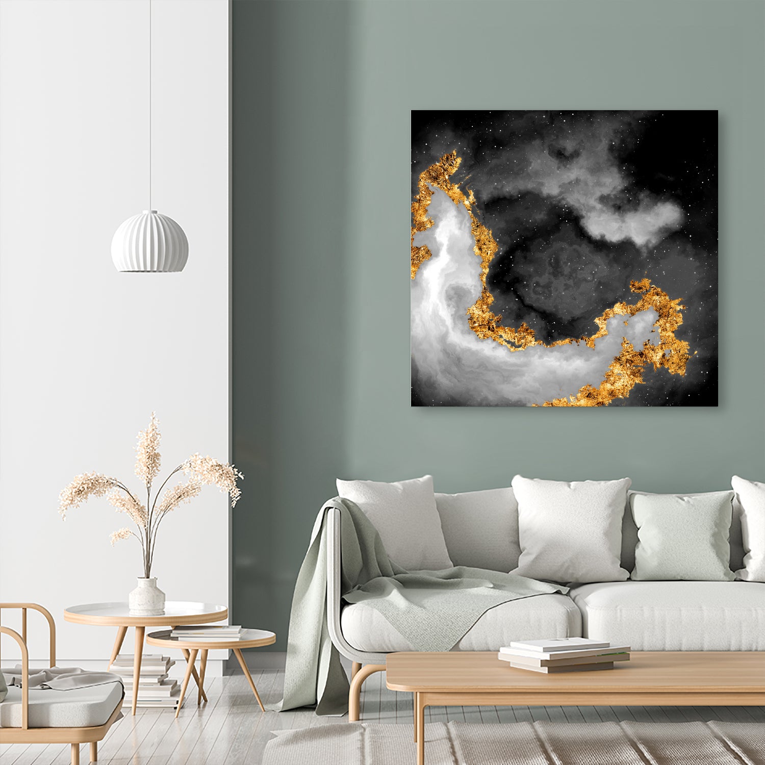 100 Nebulas in Space Black and White 069 by Raul Andre Petrasanta on GIANT ART - black digital painting
