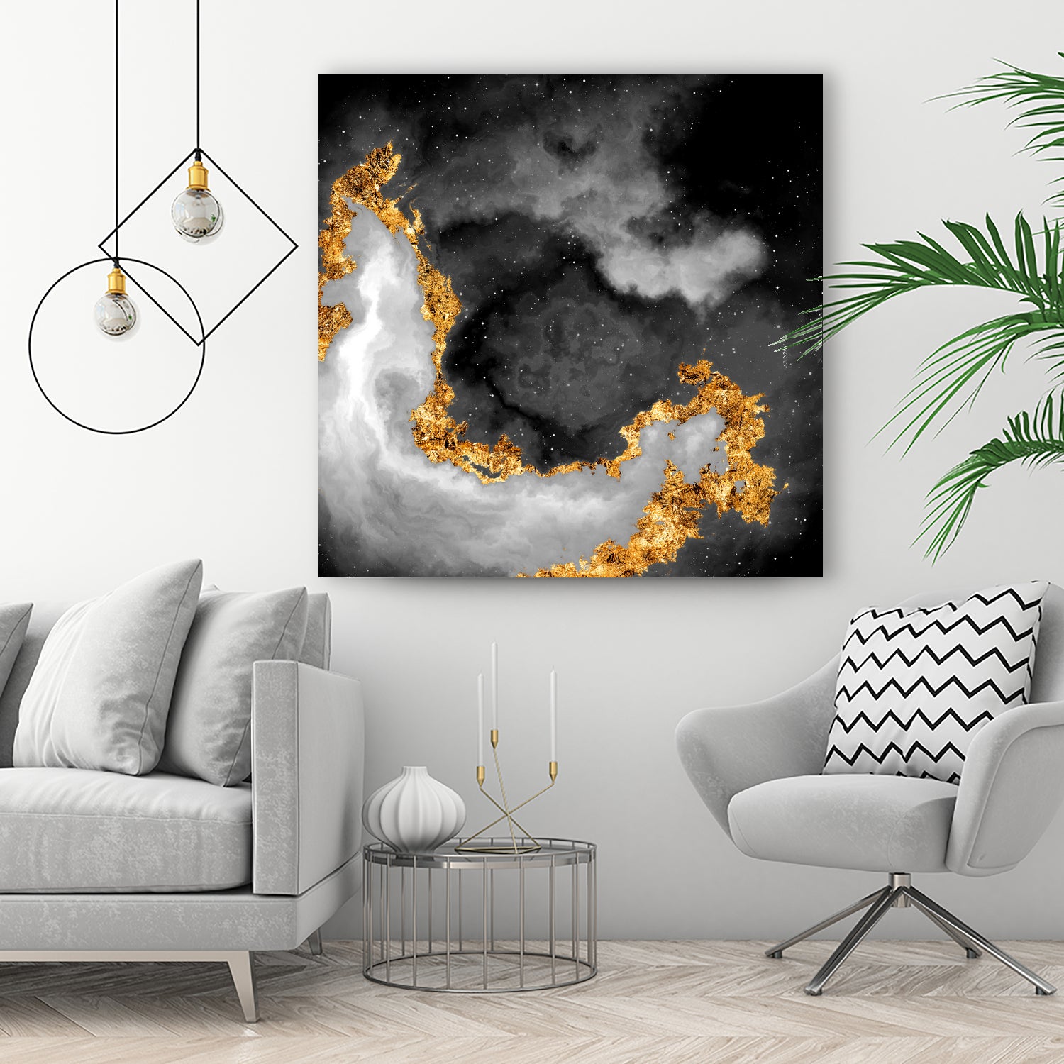 100 Nebulas in Space Black and White 069 by Raul Andre Petrasanta on GIANT ART - black digital painting
