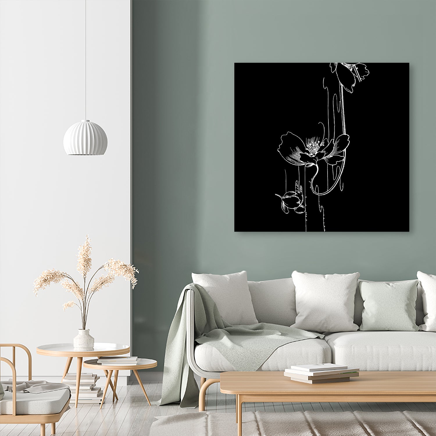 Garden Black by Aimer Heinz on GIANT ART - black vector illustration