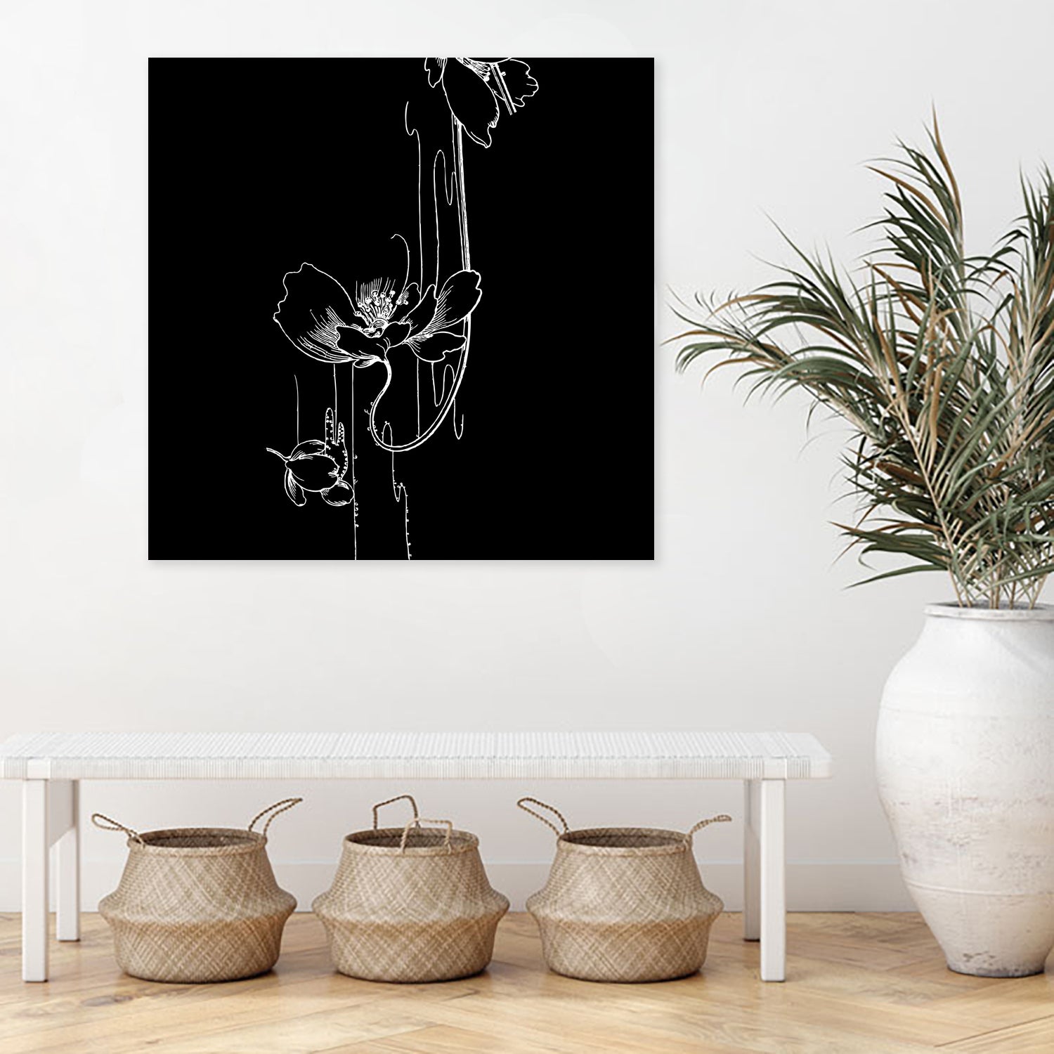 Garden Black by Aimer Heinz on GIANT ART - black vector illustration