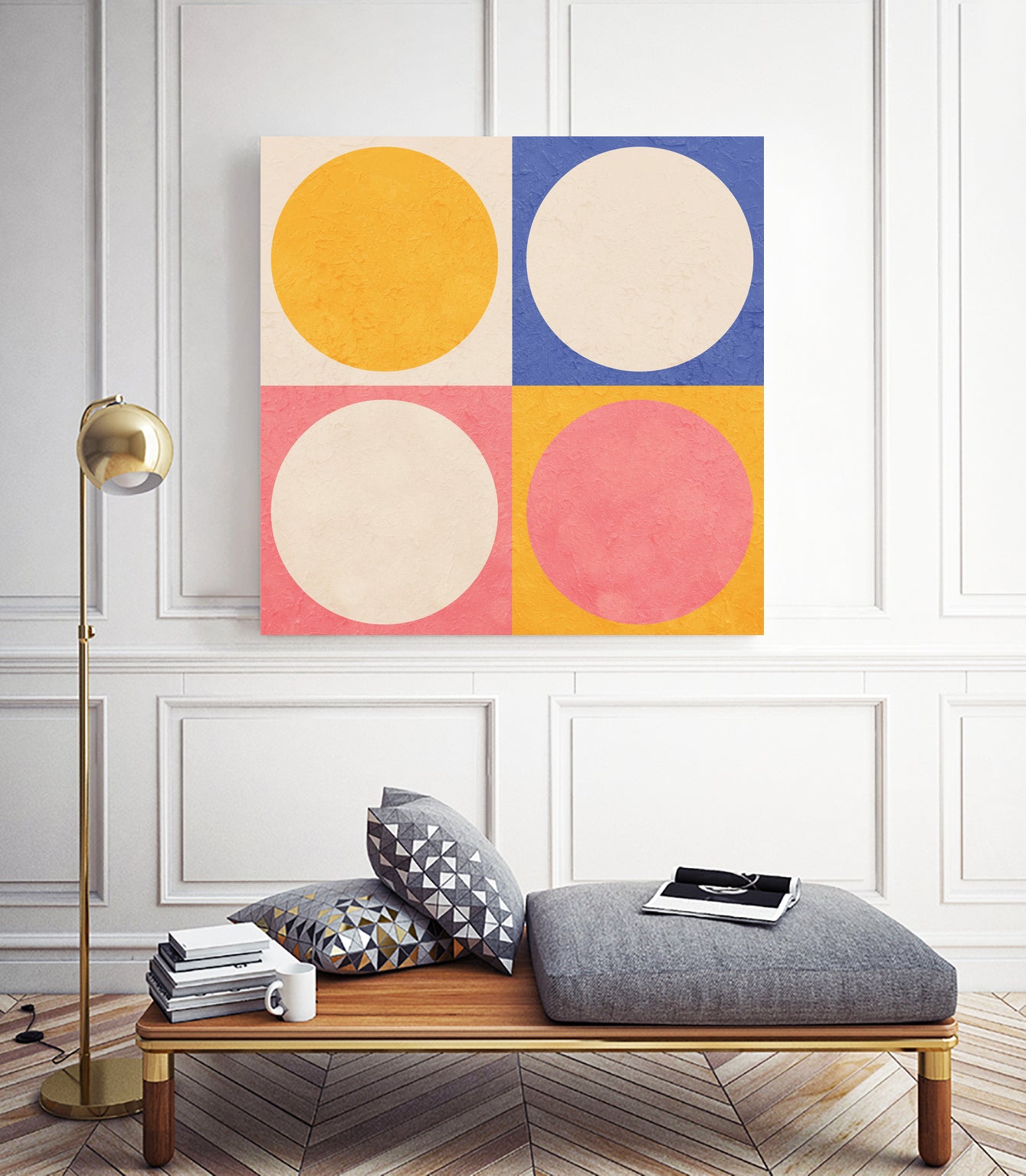 The Same by Georgiana Teseleanu on GIANT ART - yellow digital painting