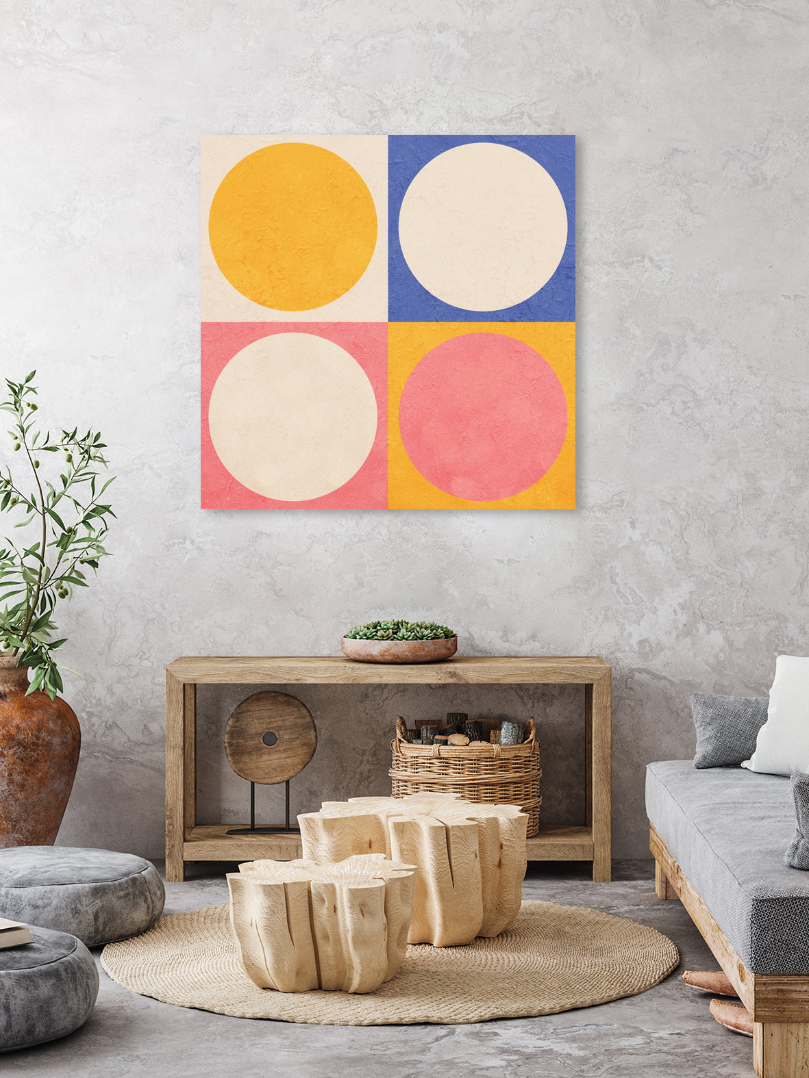 The Same by Georgiana Teseleanu on GIANT ART - yellow digital painting