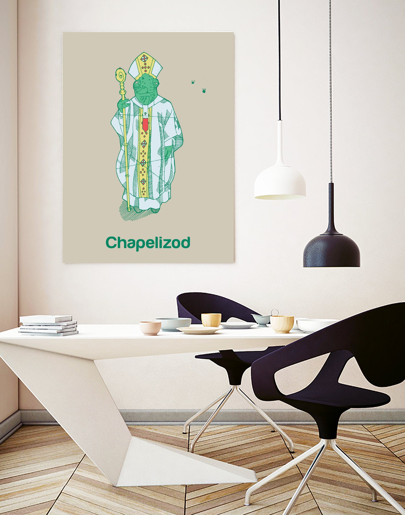 Chapelizod by Brian Lowry on GIANT ART - white digital drawing