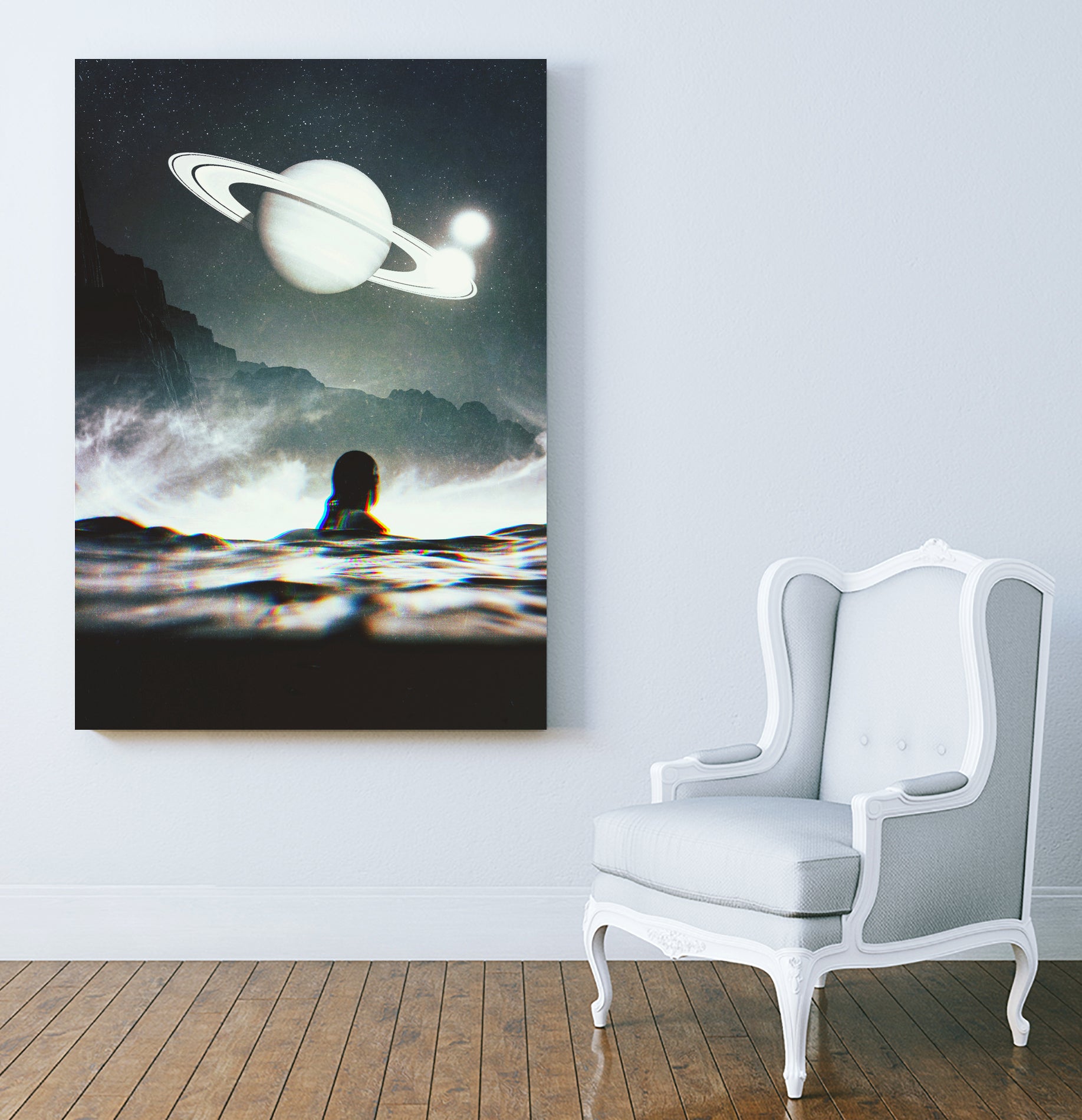 A Strange Lonely Planet by Seam Less on GIANT ART - black photo manipulation