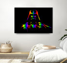 Gay Pride Darth Vader | Pop Art by William Cuccio on GIANT ART - black digital painting