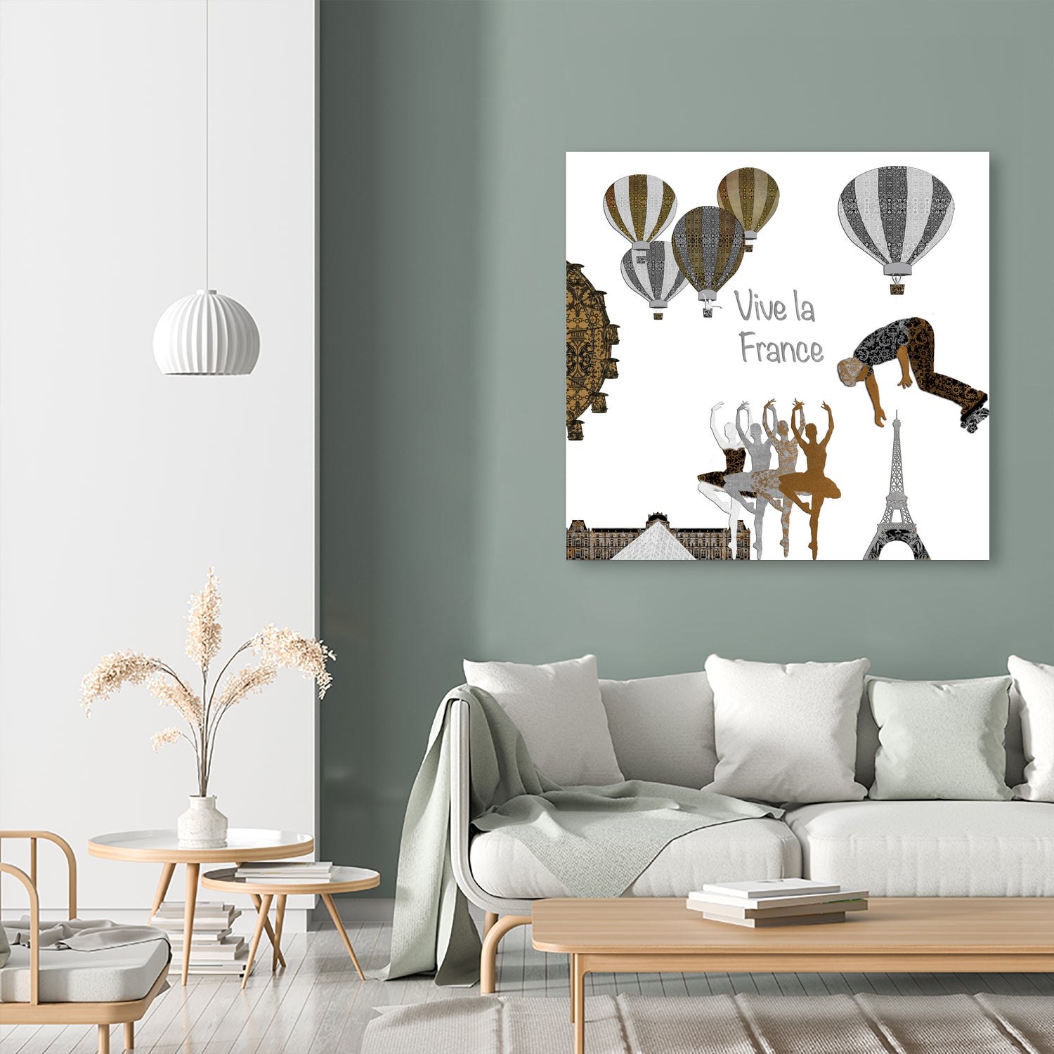 Vive la France T-shirt by Diego Taborda on GIANT ART - white digital drawing