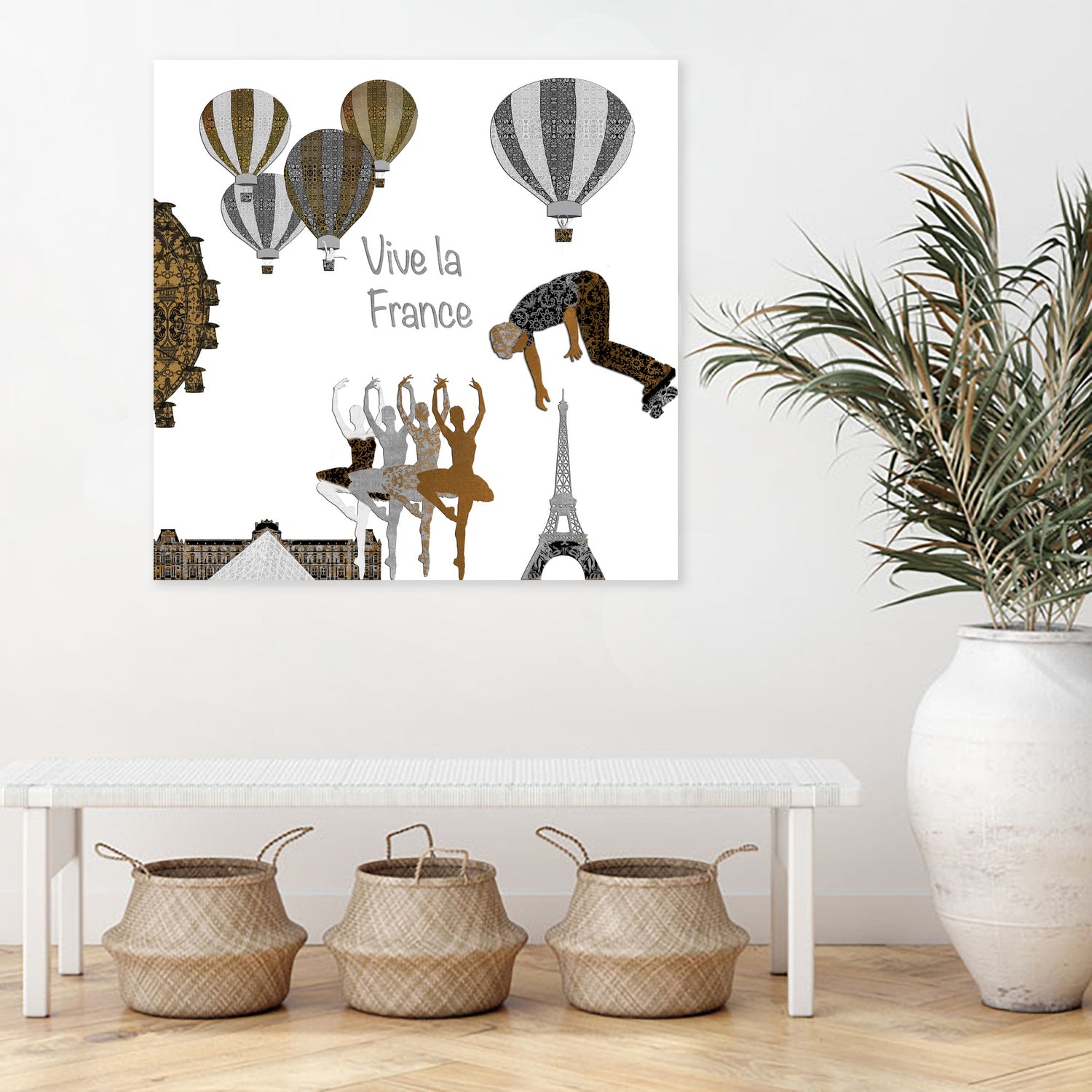 Vive la France T-shirt by Diego Taborda on GIANT ART - white digital drawing