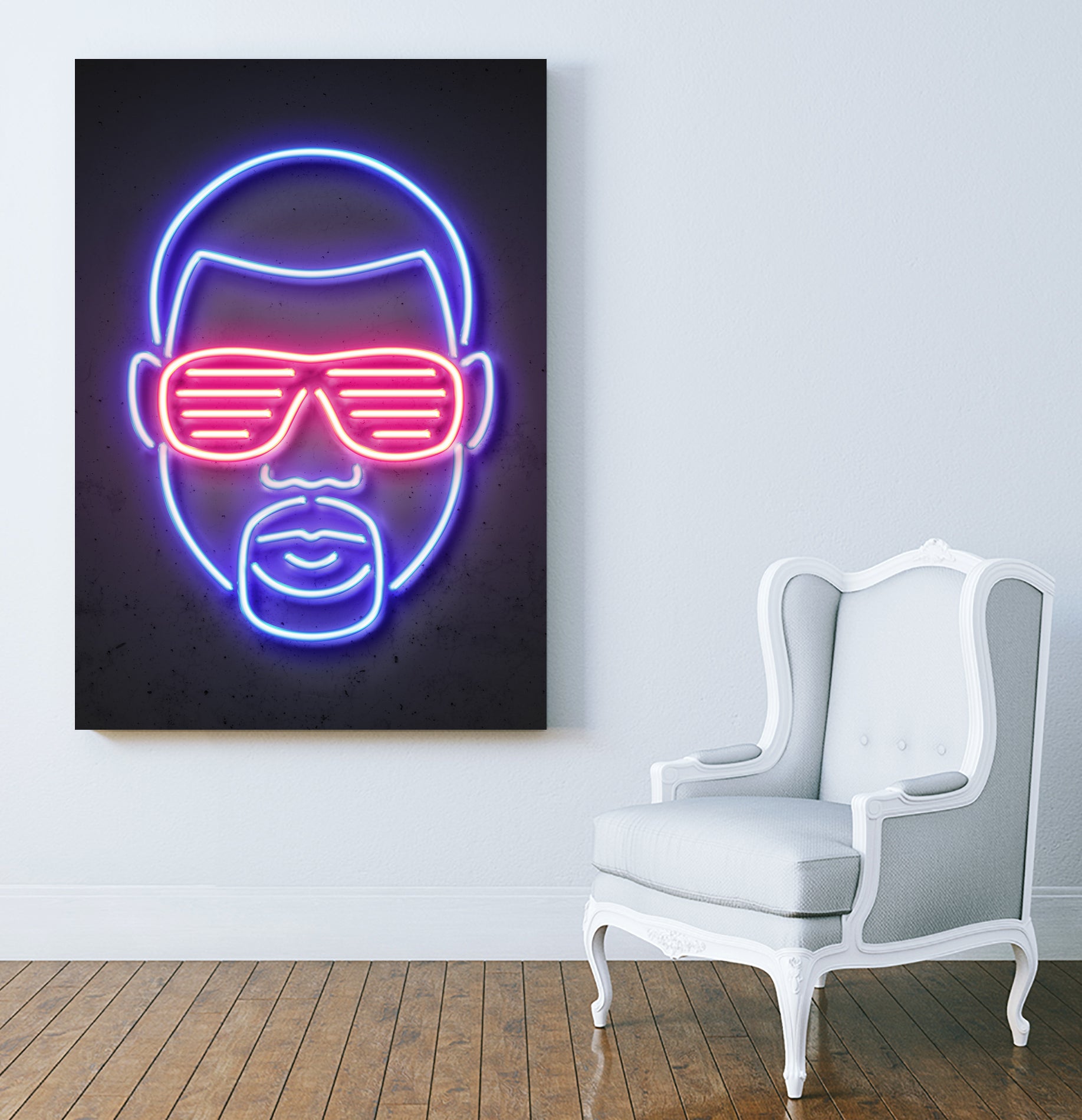 Kanye West by Octavian Mihai Mielu on GIANT ART - blue character design