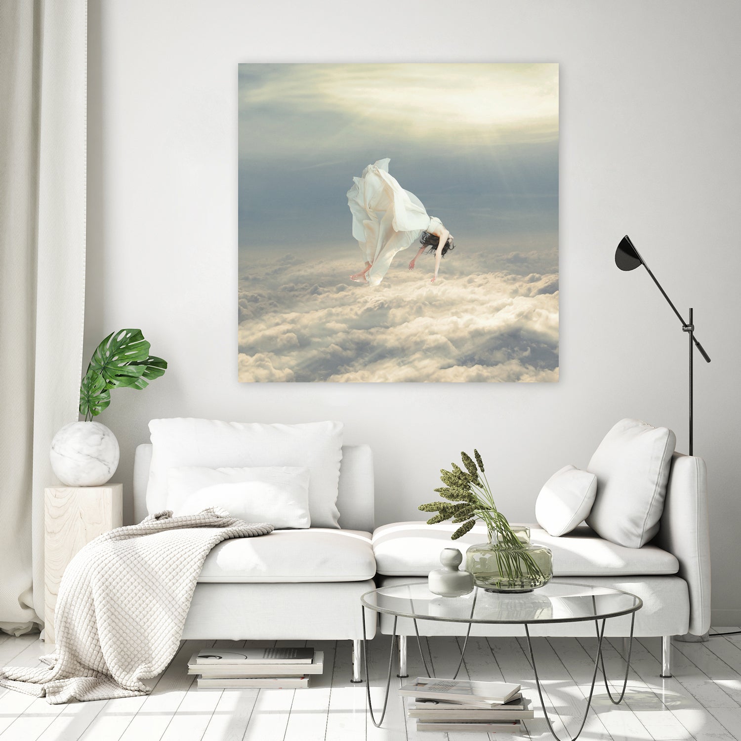 Free Falling Dream by Richard Davis on GIANT ART - yellow digital painting