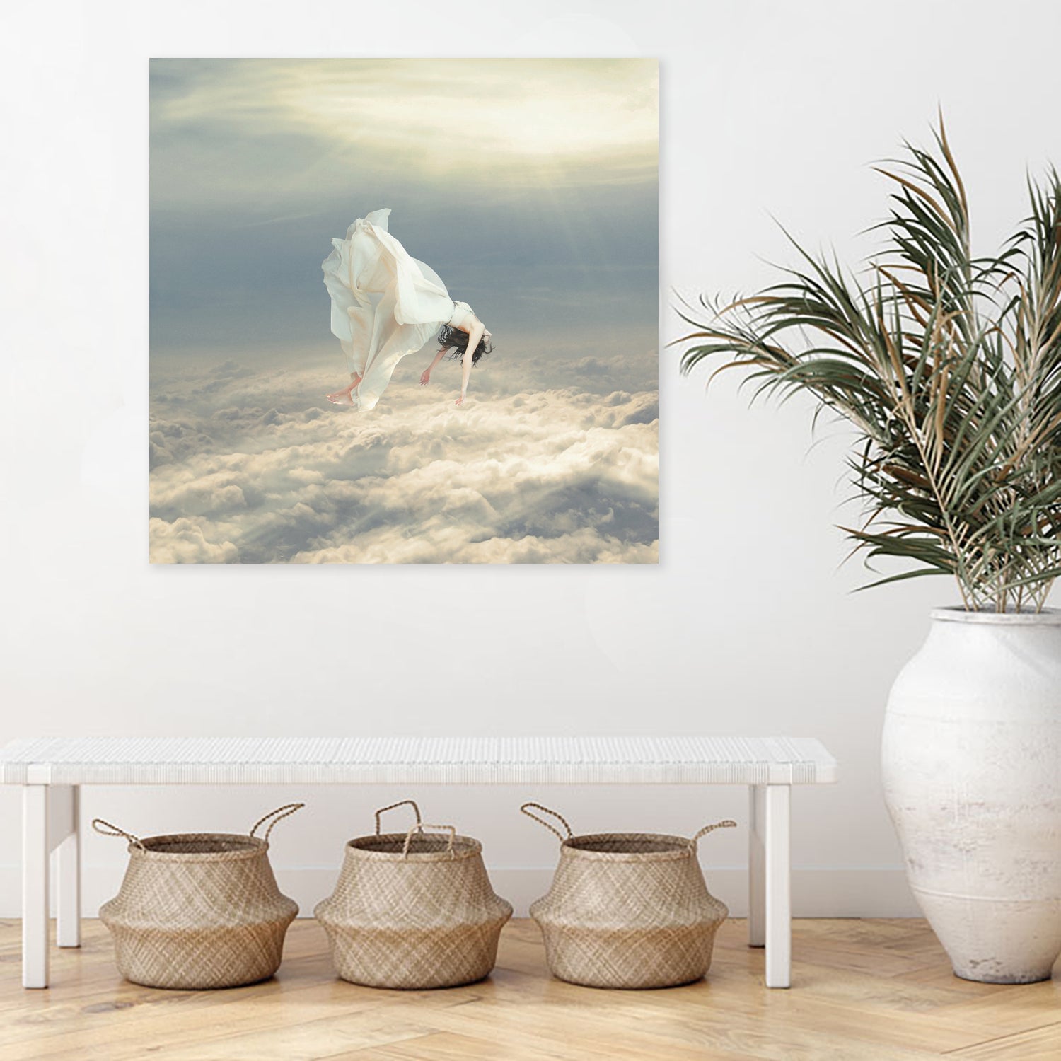 Free Falling Dream by Richard Davis on GIANT ART - yellow digital painting