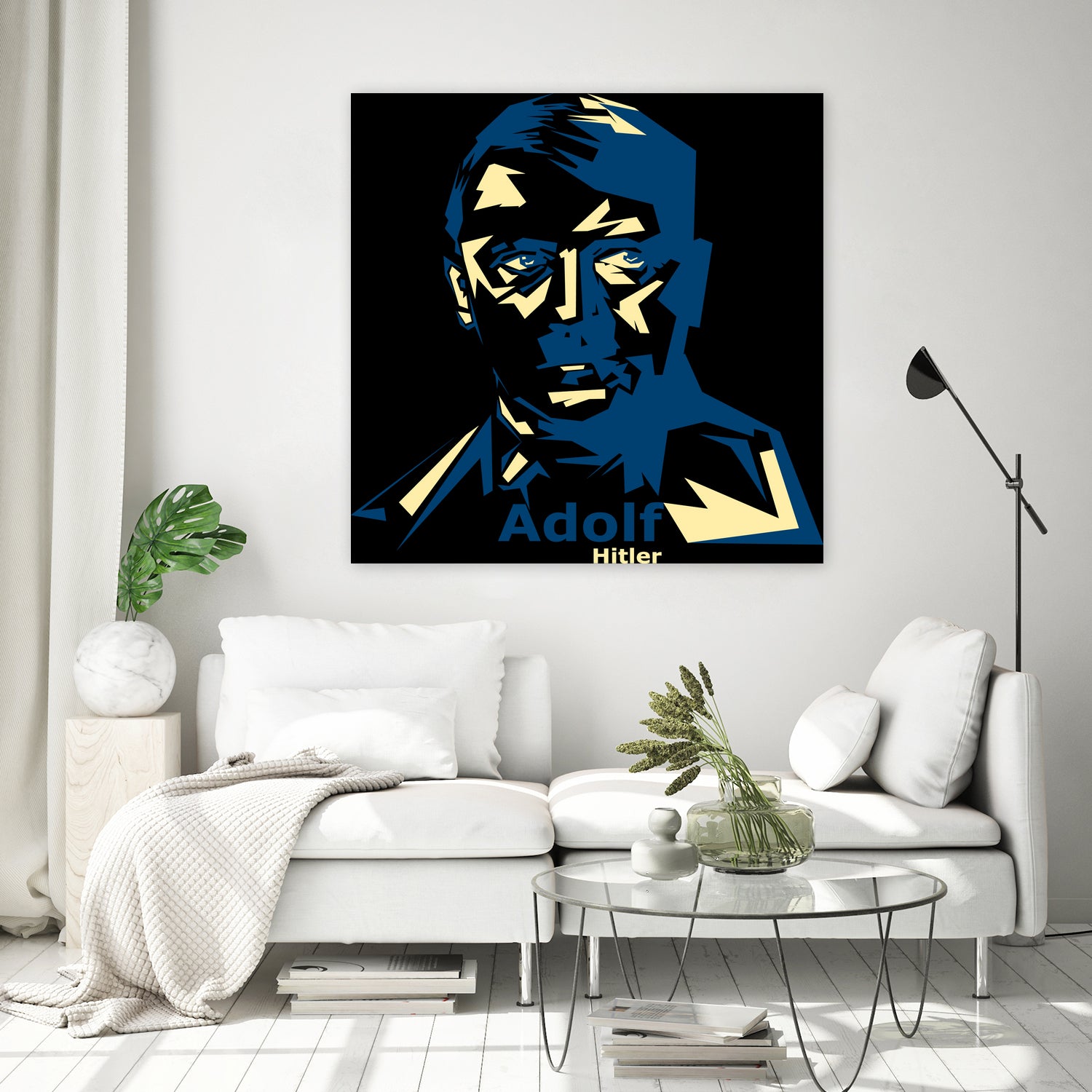 HITLER by Alfin Studio on GIANT ART - white photo illustration