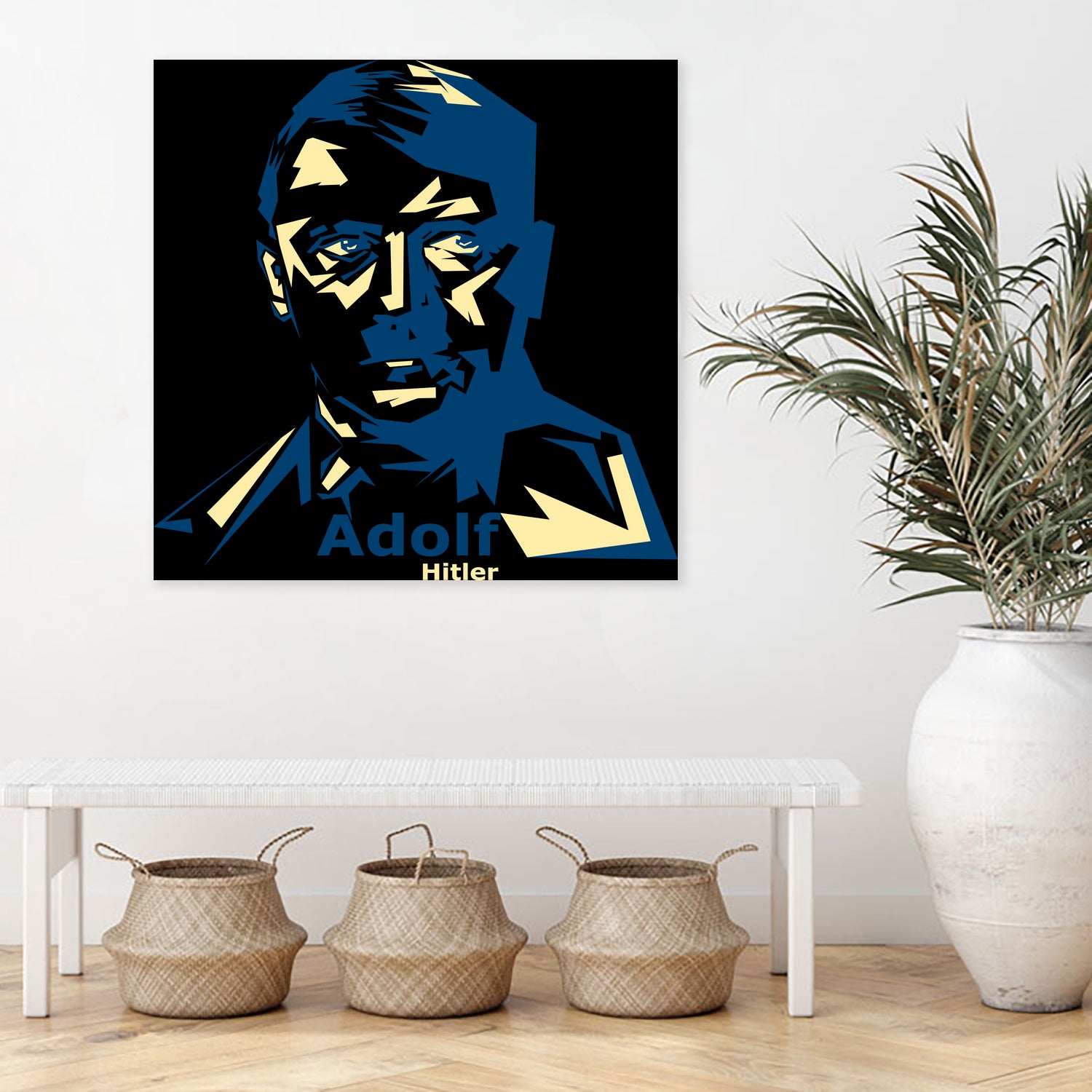 HITLER by Alfin Studio on GIANT ART - white photo illustration