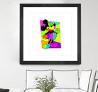 Mickey Mouse | Pop Art by William Cuccio on GIANT ART - green digital painting