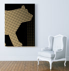 golden bear by Magdolna Novak on GIANT ART - brown digital drawing