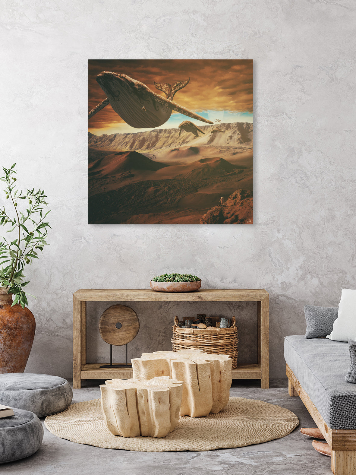 From Mars to Sirius by Siddhartha Saravia on GIANT ART - orange photo illustration