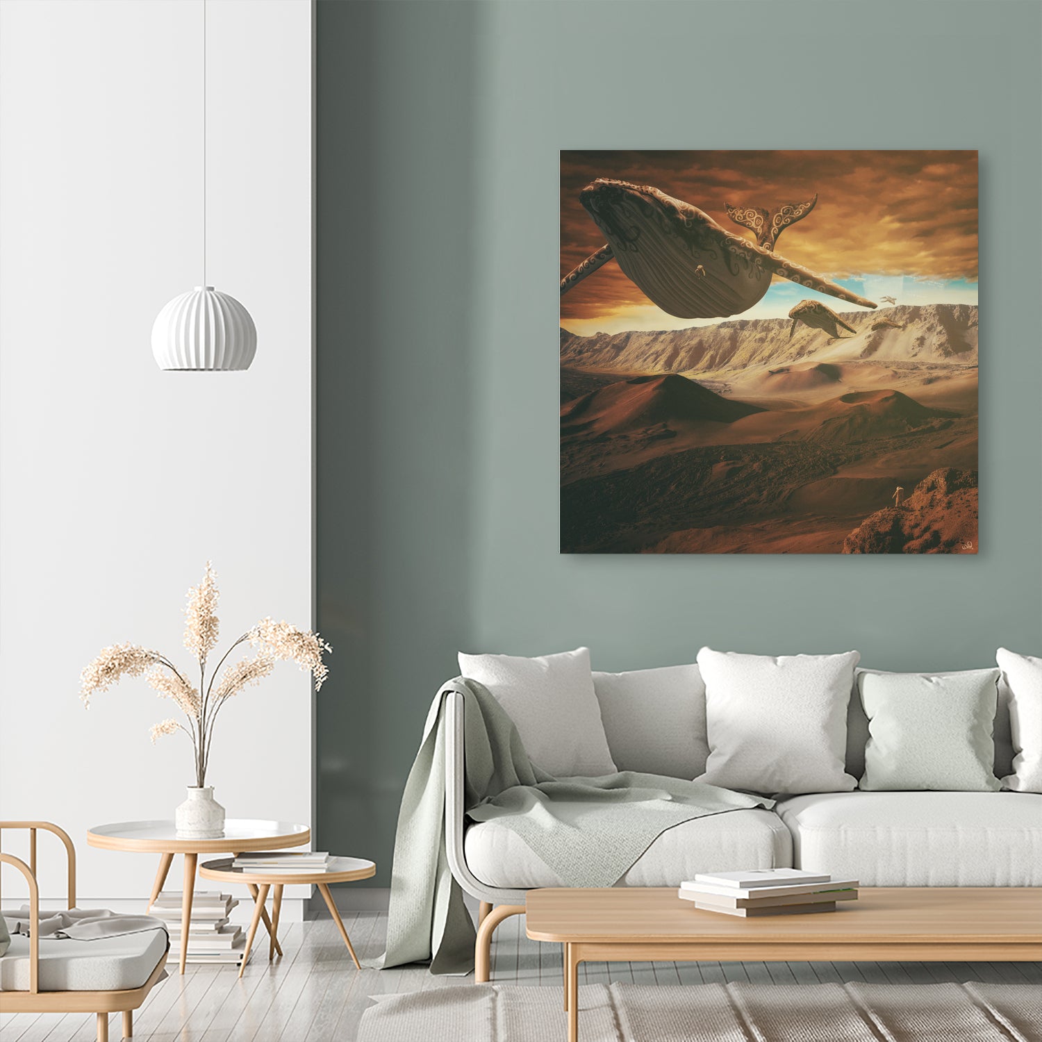 From Mars to Sirius by Siddhartha Saravia on GIANT ART - orange photo illustration