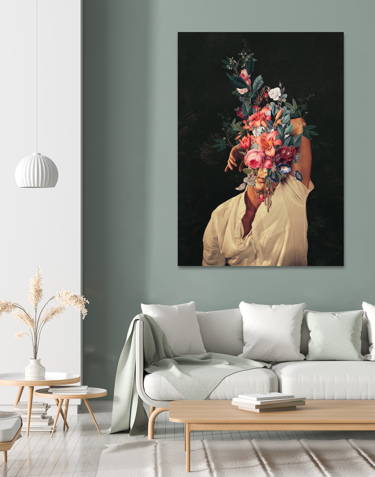 Roses Bloomed every time I thought of You by Frank Moth on GIANT ART - black digital painting