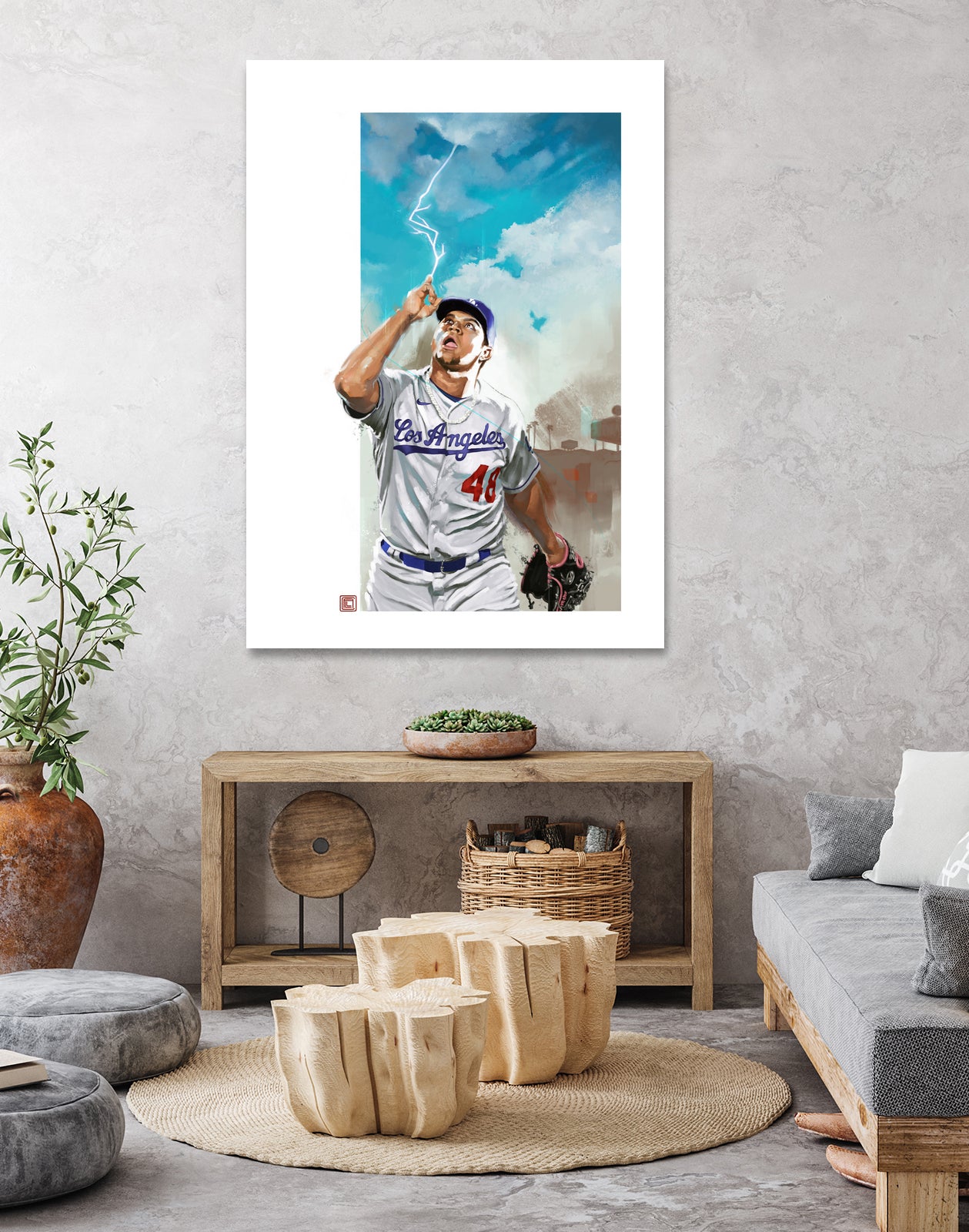 Brusdar by Claudia Labarca on GIANT ART - blue digital painting