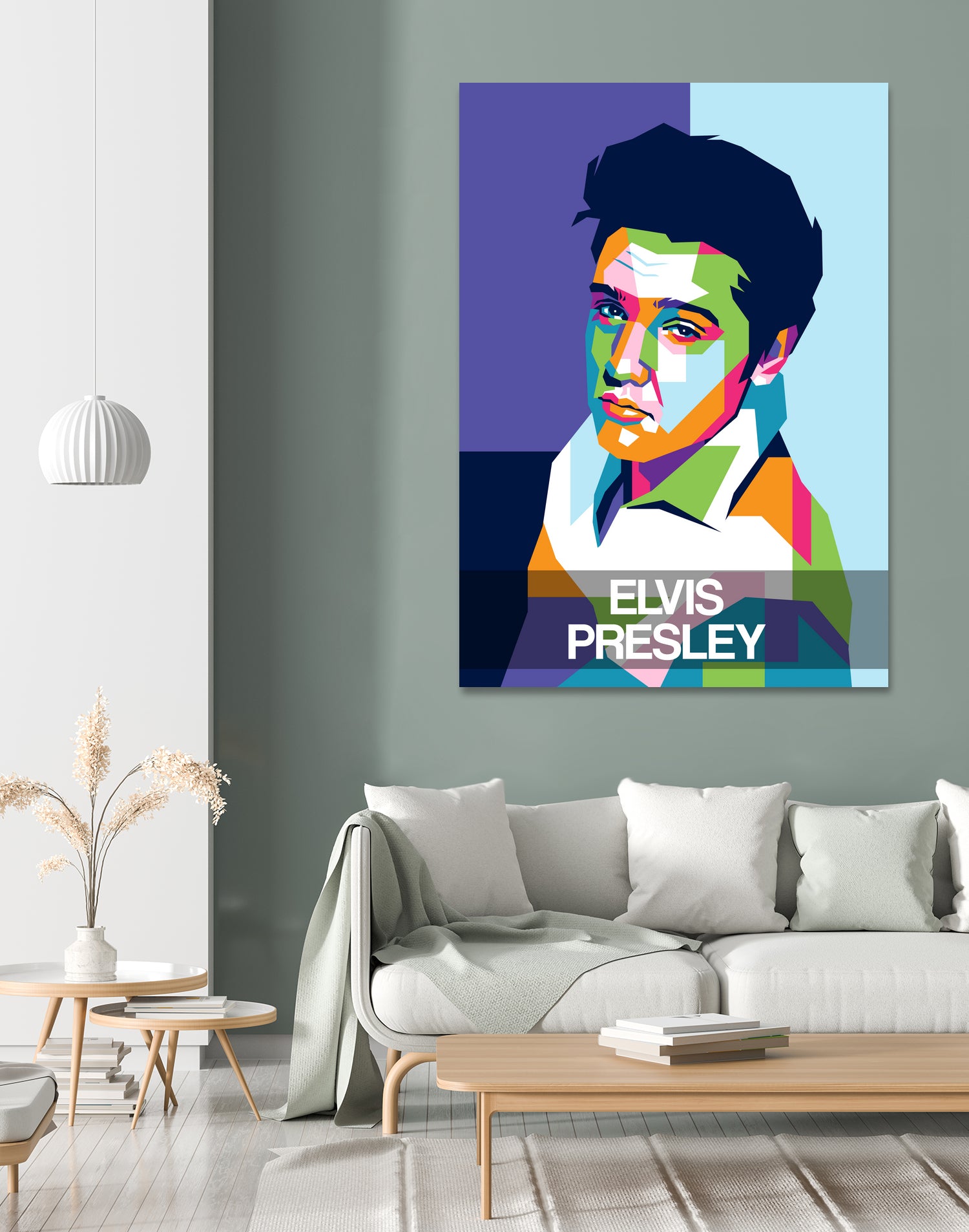 Elvis Presley by Art Style on GIANT ART - white digital drawing