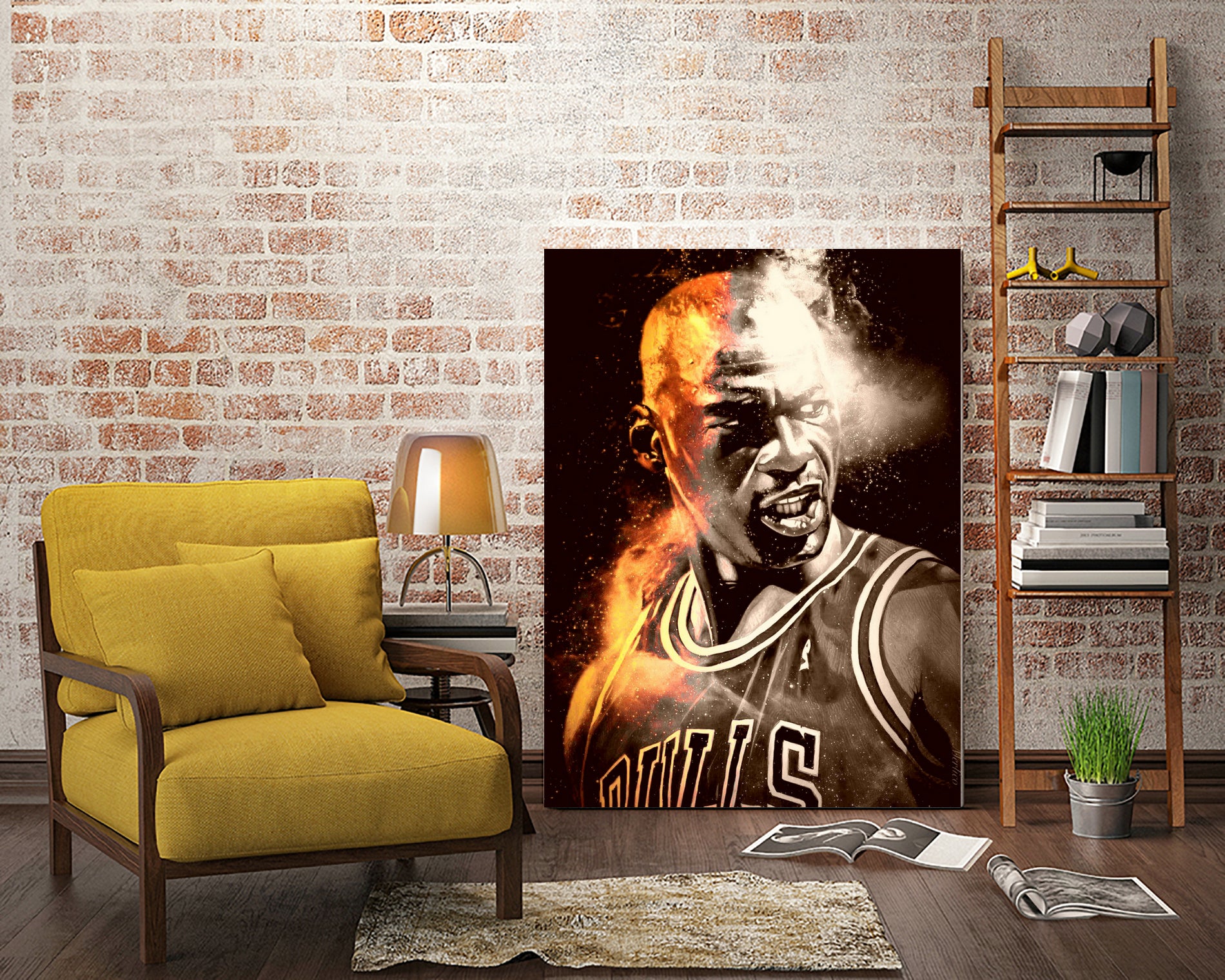 Michael Jordan by erjas saga on GIANT ART - black digital painting