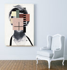 Beauty behind shapes and lines by Menelaos Trompoukis on GIANT ART - white digital painting