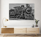 Steam Locomotive, Montevideo, Uruguay by Daniel Ferreira-Leites on GIANT ART - black photo manipulation