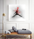 Jumpman Illustration by Francesco Scura on GIANT ART - red digital painting