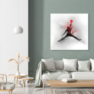 Jumpman Illustration by Francesco Scura on GIANT ART - red digital painting