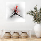 Jumpman Illustration by Francesco Scura on GIANT ART - red digital painting