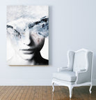 BLUE WAVES by Menelaos Trompoukis on GIANT ART - blue digital painting