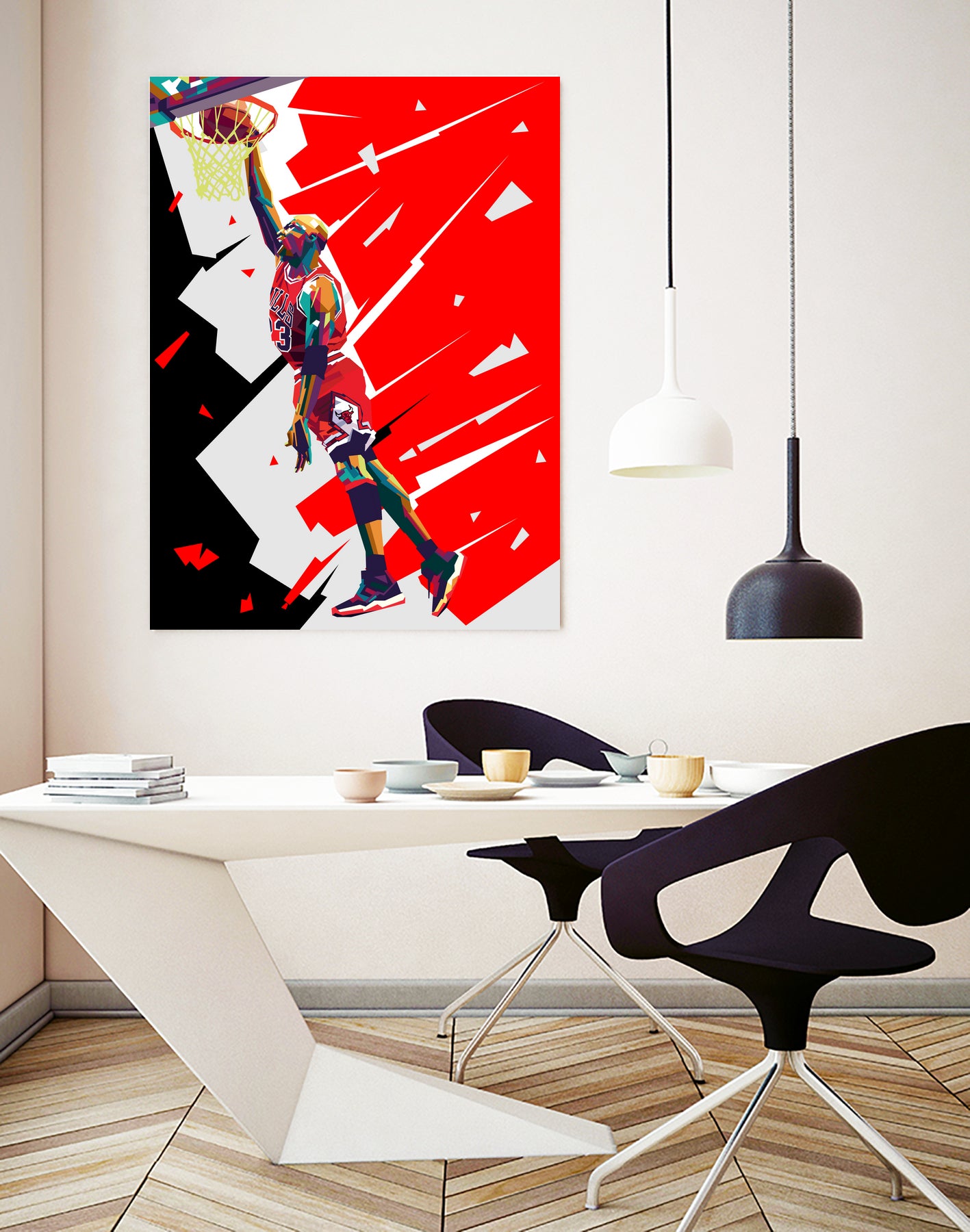 michael jordan by yahya agustiono on GIANT ART - white photo illustration