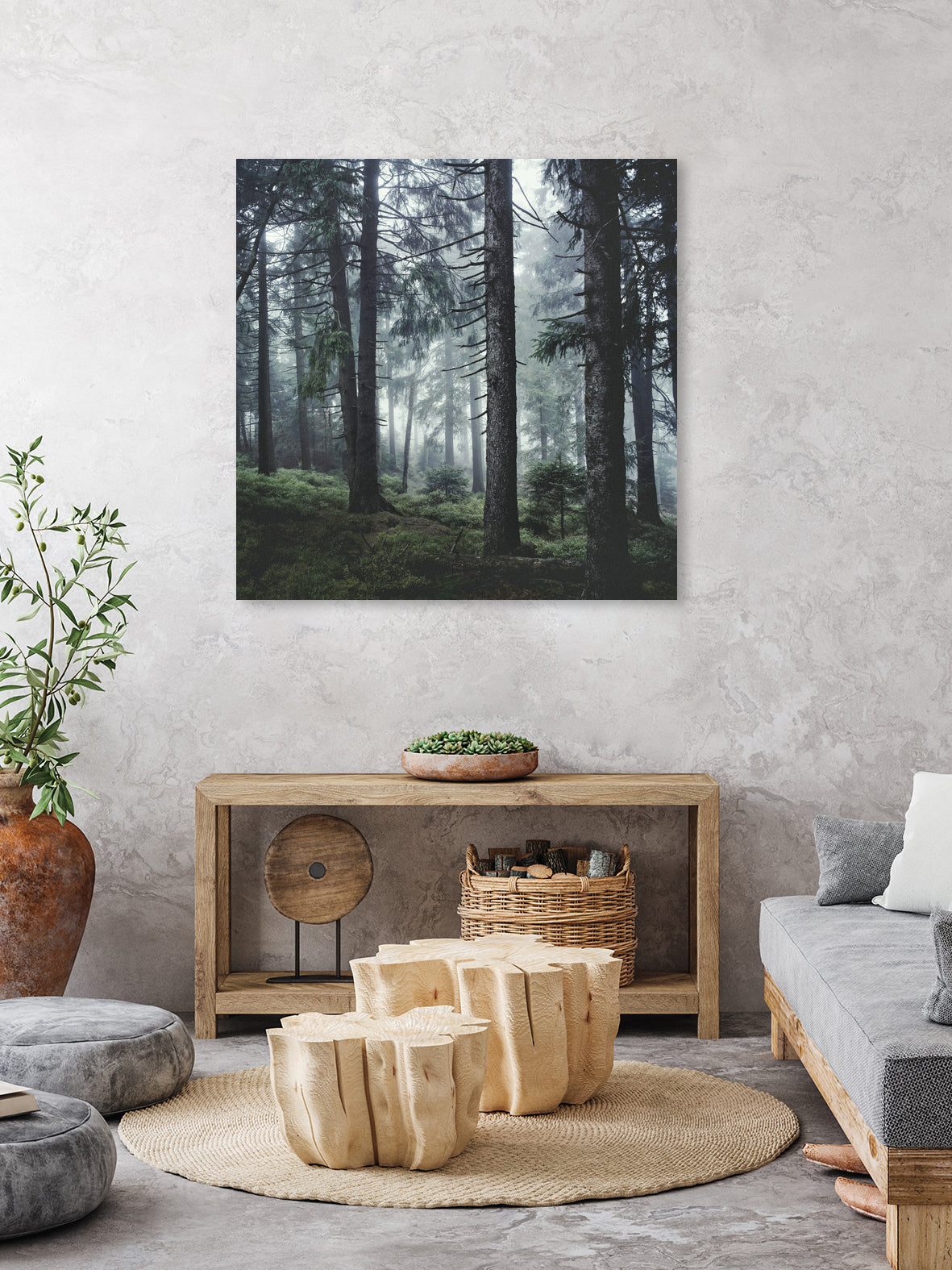 Path Vibes by Oliver Brömme on GIANT ART - green photo manipulation