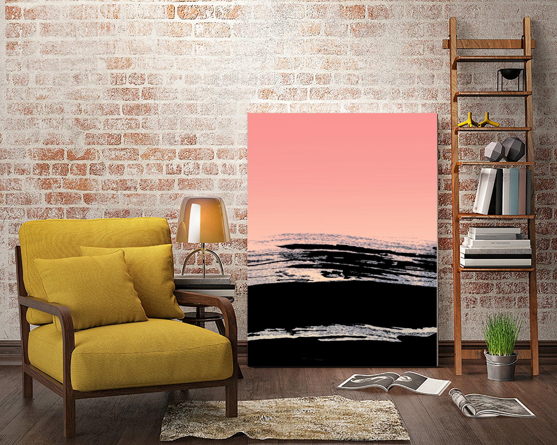 abstract rose by Jana Gerstenmaier on GIANT ART - orange digital painting