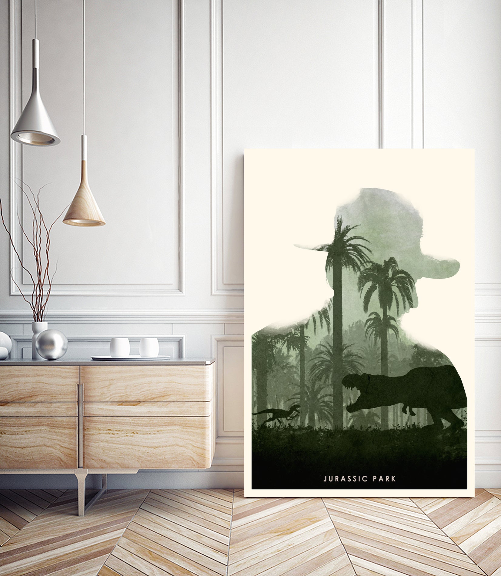 Jurassic Park by Ryan Ripley on GIANT ART - green digital drawing