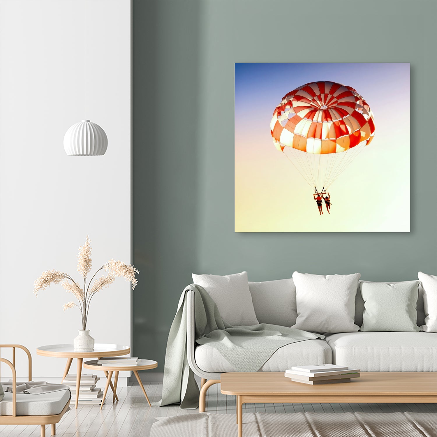 Happiness In The Sky by Dmitry Belousov on GIANT ART - orange photo illustration