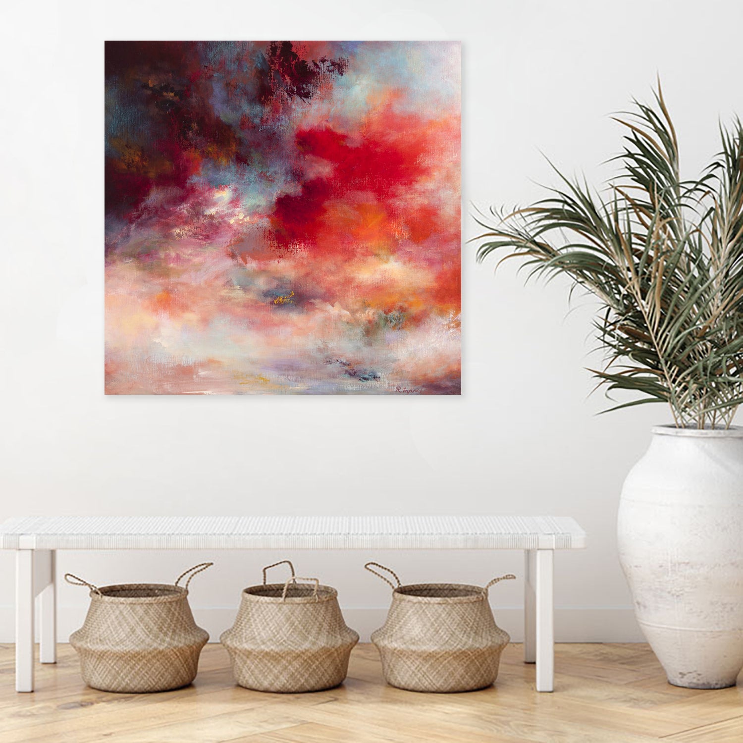 Sunset(# 7003) by Rikka Ayasaki on GIANT ART - red digital painting