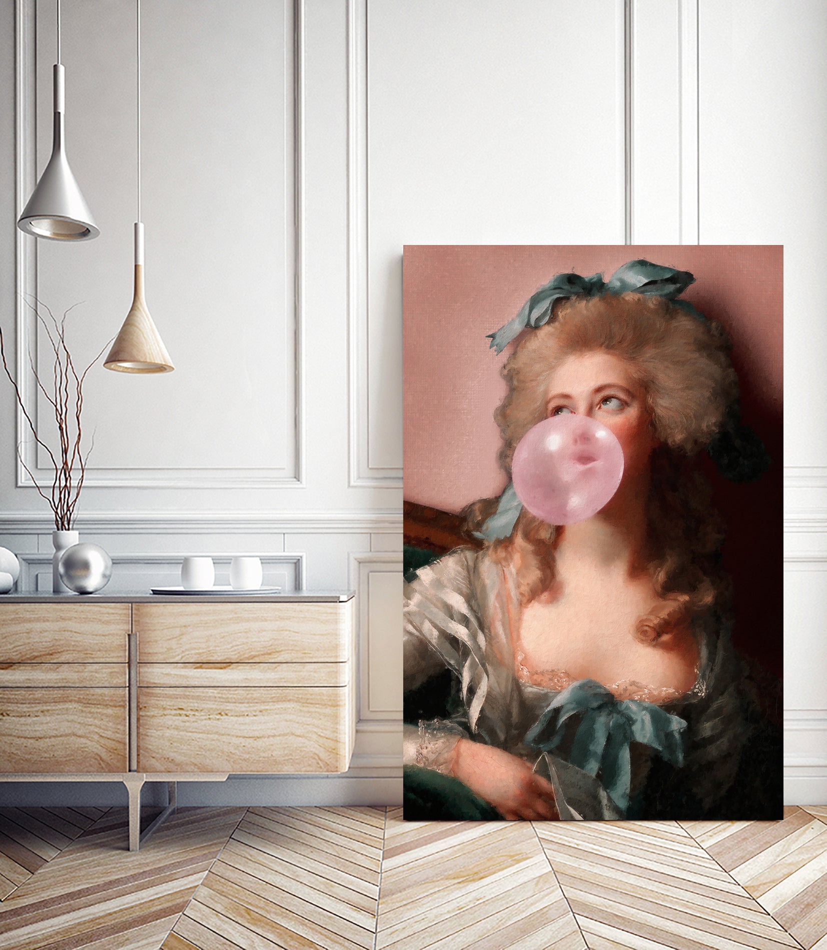 BUBBLEGUM PRINCESS by Jonas Loose on GIANT ART - pink photo manipulation