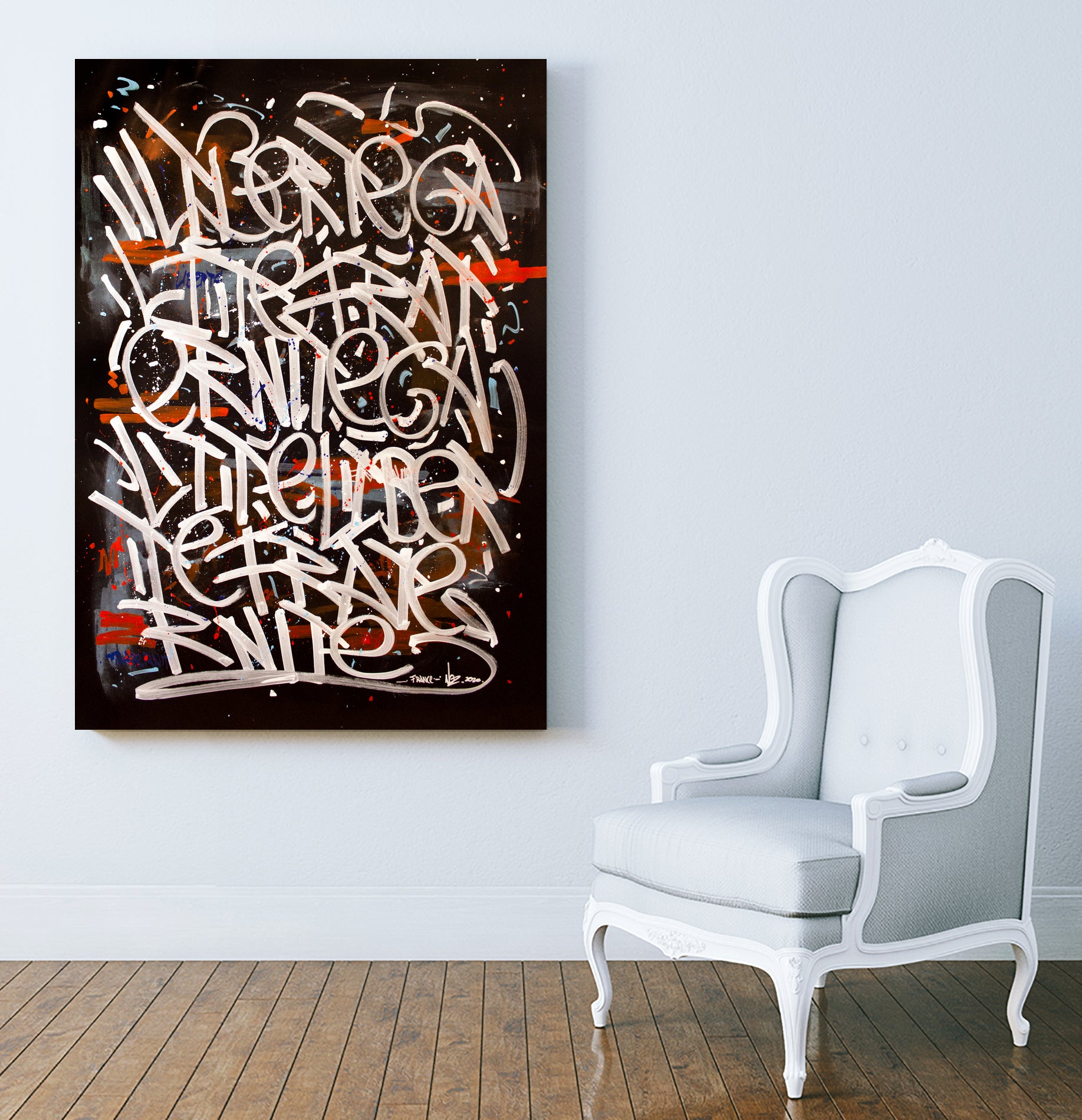 France by Nozvvu vvu on GIANT ART - black typography