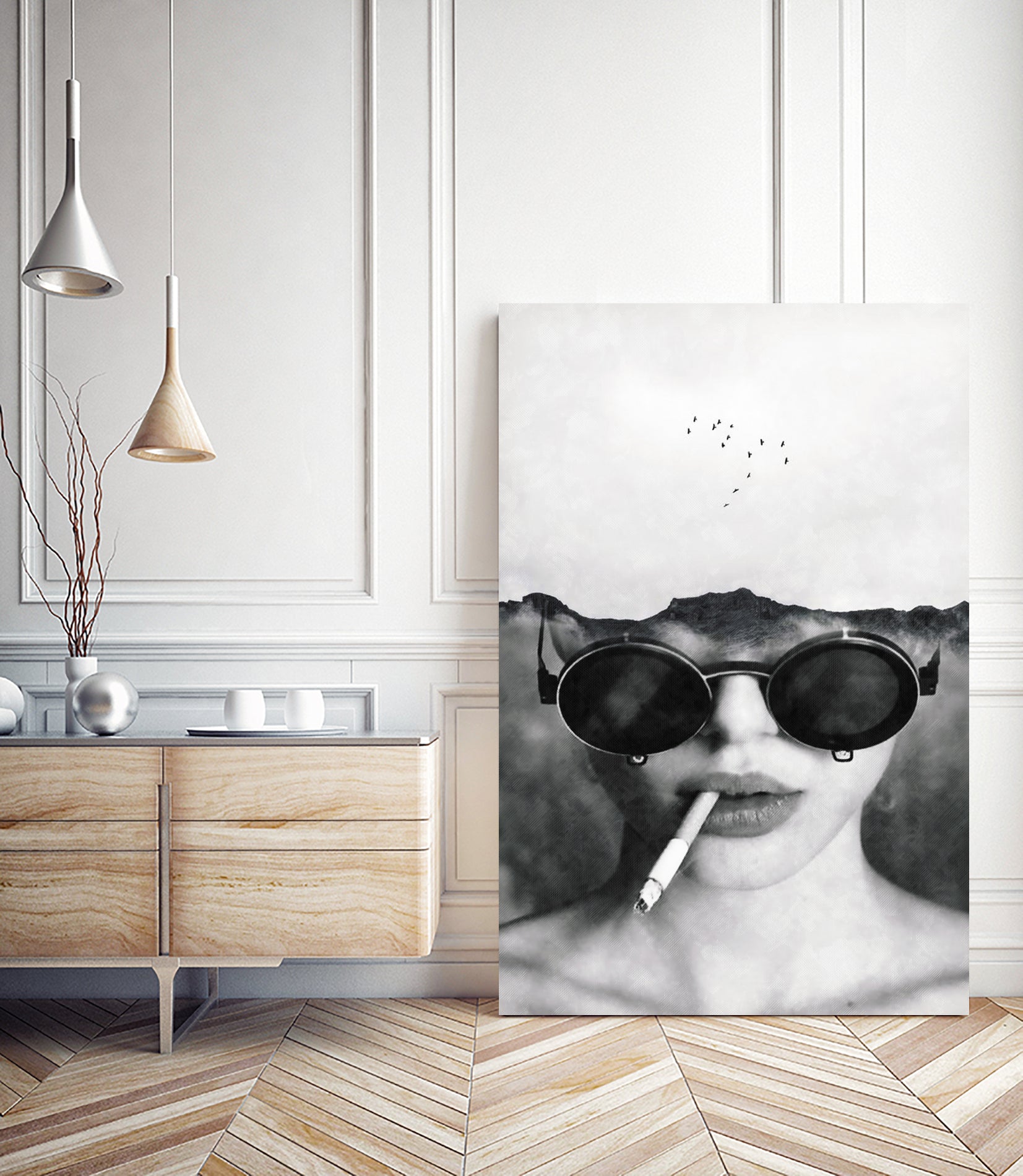 Dreams and cigarettes by Menelaos Trompoukis on GIANT ART - gray digital painting