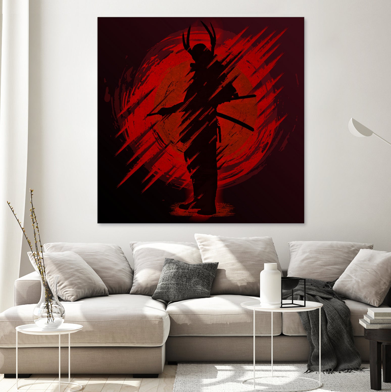 Red Moon by Ilya Danilov on GIANT ART - red digital painting