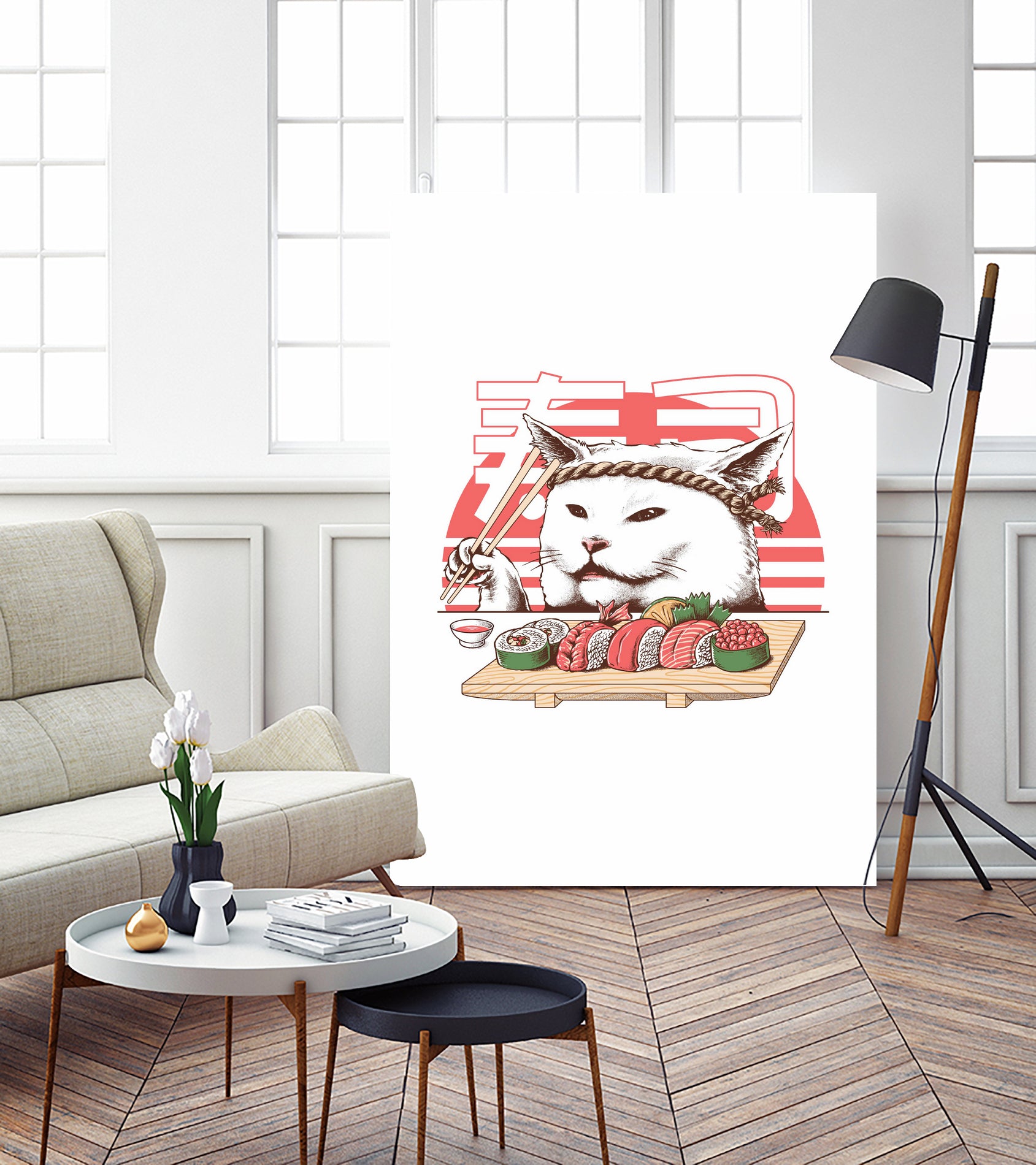 Master Chef Sushi by Afif Quilimo on GIANT ART - white digital drawing