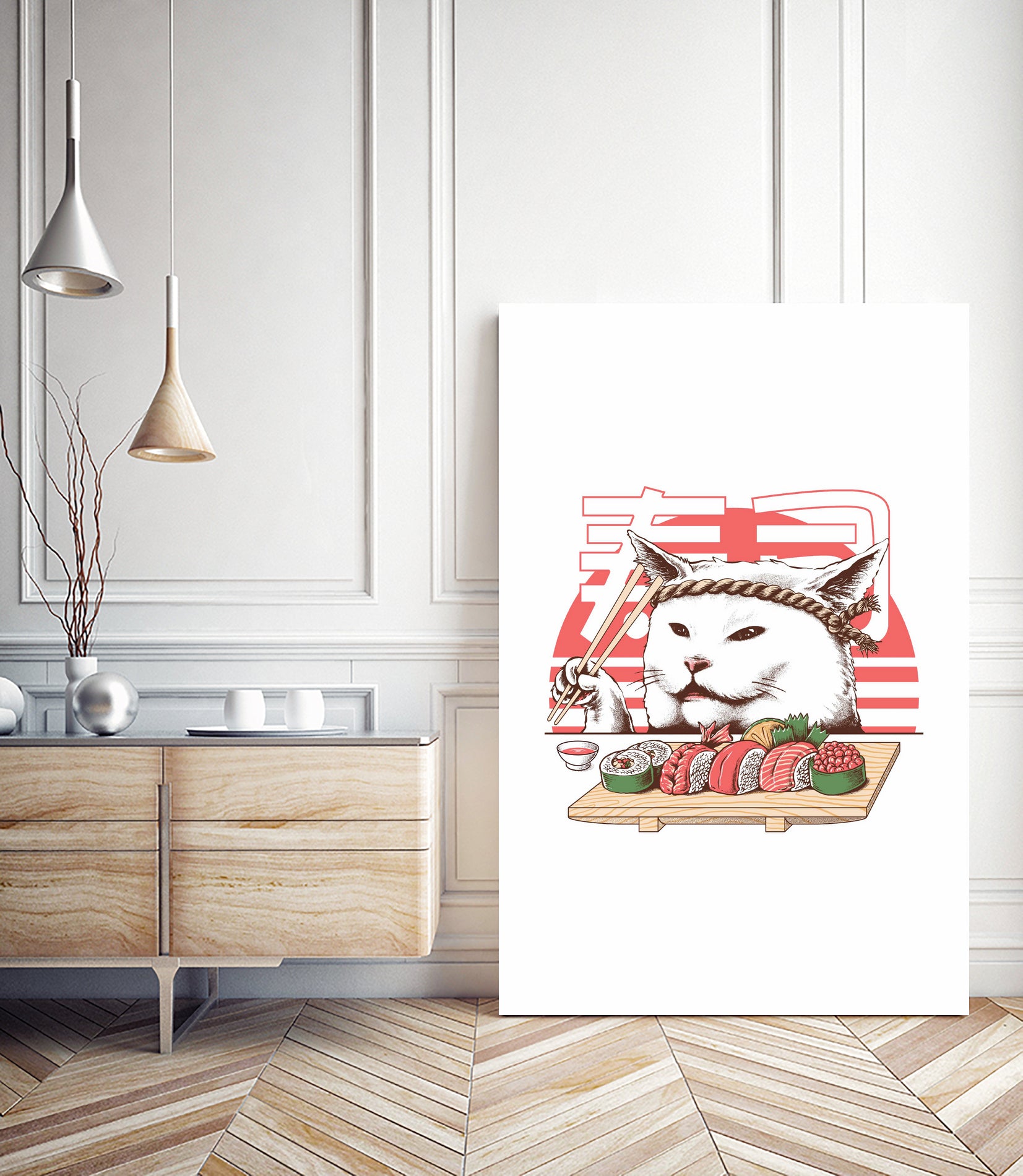 Master Chef Sushi by Afif Quilimo on GIANT ART - white digital drawing