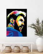 wpap messi by Muhammad Ardian on GIANT ART - black photo illustration