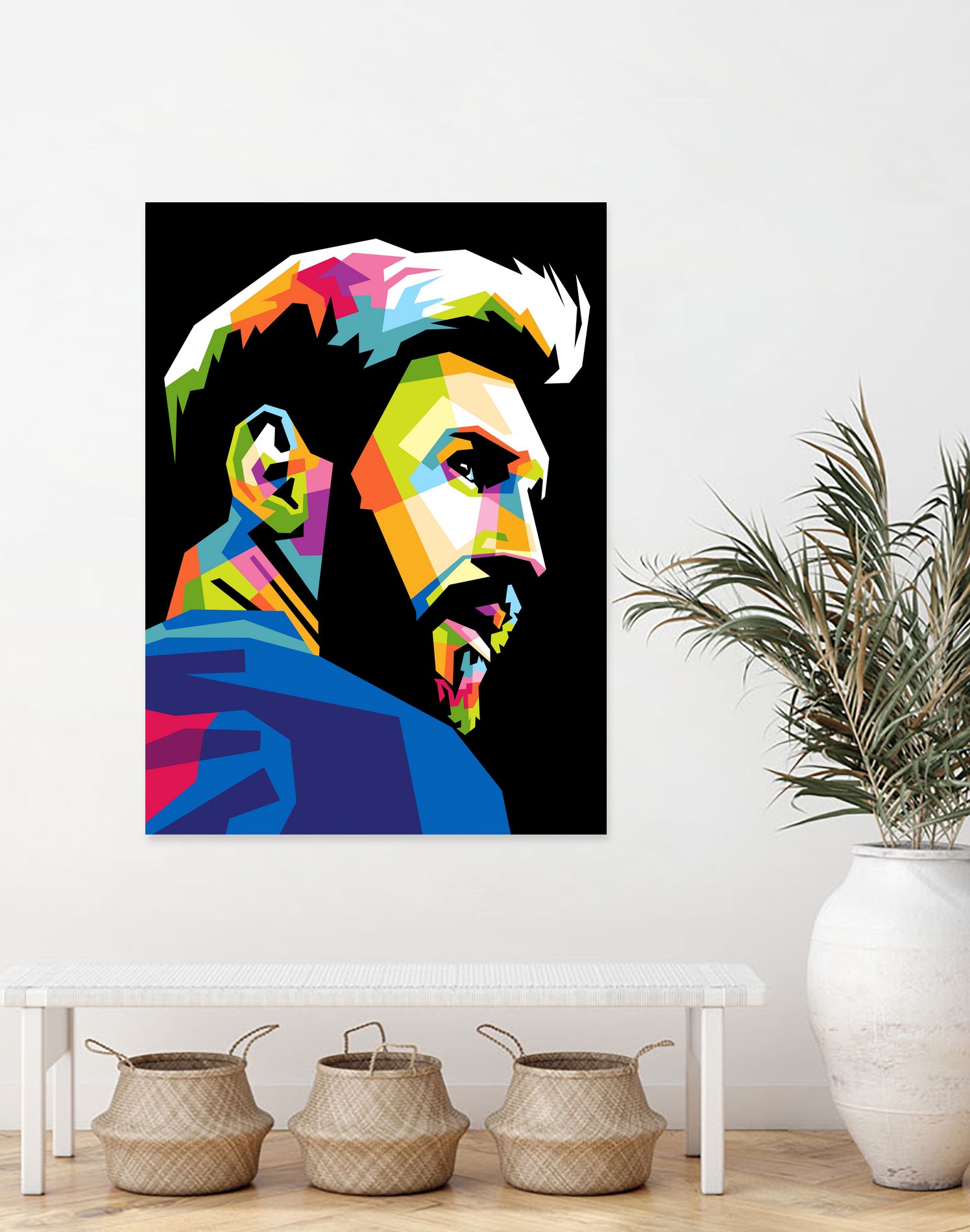 wpap messi by Muhammad Ardian on GIANT ART - black photo illustration